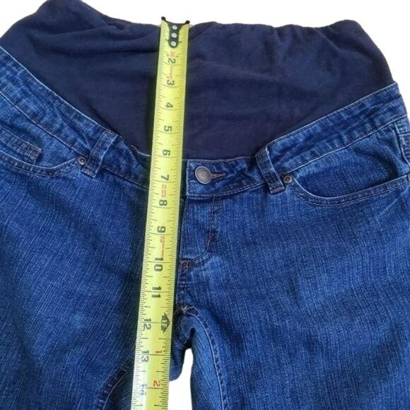 Maternity Bootcut Jeans Small New Beginnings Blue Stretch Cotton Blend - Picture 3 of 4
